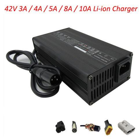 42V 3A 4A 5A 8A 10A li-ion Charger Input 110/220V for 36 Volt 10S Electric Bike Battery 36V 20AH 30AH 40AH 50AH Lithium battery ► Photo 1/6