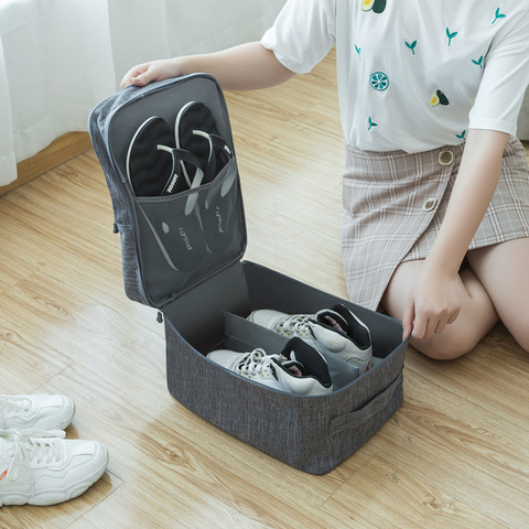 Portable Travel Shoes Storage Bags Sneakers Loafers Slippers Ankle Boots Organizer Bag Closet Sorting Zipper Pouch ► Photo 1/6