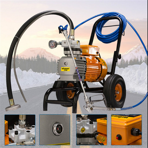 High pressure Airless Paint Sprayer 220V 3000/3500W 8L/12L min With 1/2 Spray Guns Electric Airless Painting Machine 3000N/S ► Photo 1/6