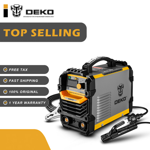 DEKO DKA Series DC Inverter ARC Welder 220V IGBT MMA Welding Machine 120/160/200/250 Amp for Home Beginner Lightweight Efficient ► Photo 1/6