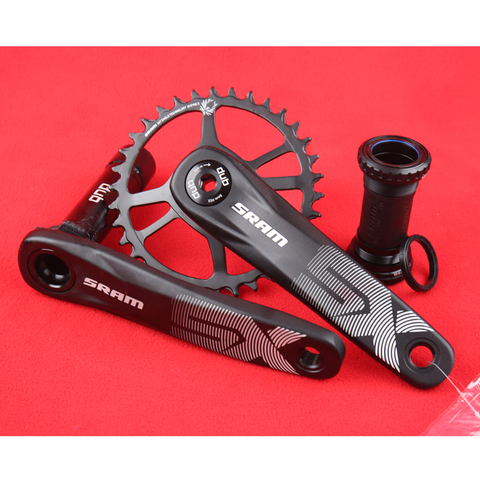 SRAM FC SX EAGLE DUB 1X12 12 Speed 34T 38T Steel Chainring 170mm 175mm MTB Bicycle Part Crankset 6mm offset 38T 104BCD ► Photo 1/6