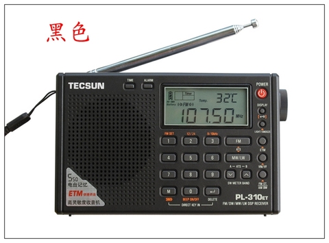 Original Tecsun PL-310ET Full Band Radio Digital LED Display FM/AM/SW/LW Stereo Radio with Broadcasting Strength Signal ► Photo 1/6