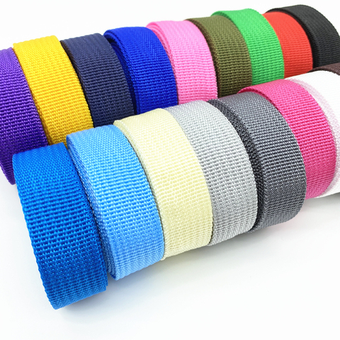2 yards 20mm Canvas Ribbon Belt Bag Webbing Nylon Webbing Pet Webbing Knapsack Strapping Sewing Bag Belt Accessories ► Photo 1/5