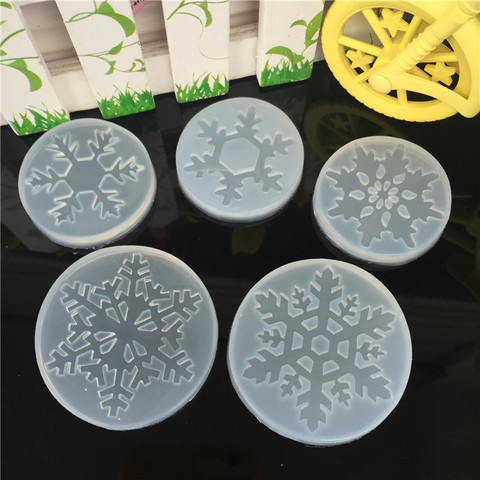 Snowflake Silicone Mold Fondant Cake Sugarcraft Biscuit 3D Cake Decorating Tools Epoxy Resin Molds For Jewelry ► Photo 1/5