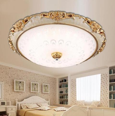 LED Modern Acryl Round glass lampshade Ceiling Lights Lighting Fixture European  Lamp Living Room Bedroom Kitchen Surface Mount ► Photo 1/6