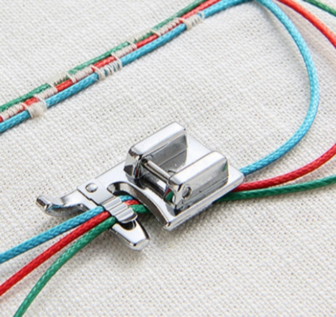 Domestic sewing machine parts presser foot 7309(5011-13) / Cording Foot ► Photo 1/2