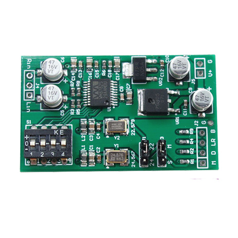 Dual-channel 24-bit ADC data acquisition card AUX analog audio to I2S left and right aligned digital output module ► Photo 1/5