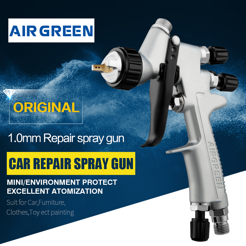 Mini Professional LVLP Spray Gun Free shipping R100 1.0MM Nozzle Mini Air  Paint Spray Guns Airbrush For Painting Car Aerograph - Price history &  Review