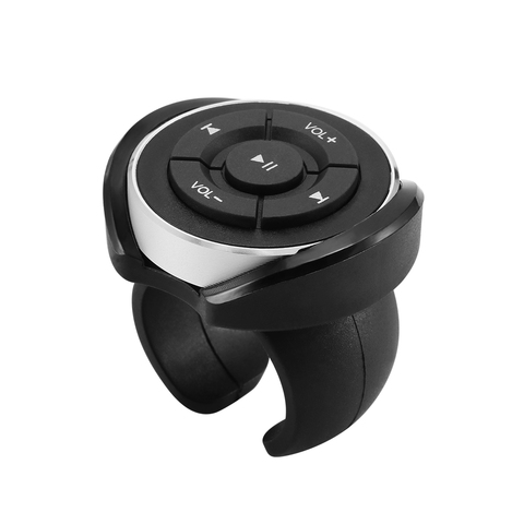 Buy Online Wireless Bluetooth Media Button Remote Controller Car Motorcycle Bike Steering Wheel Mp3 Music Play For Ios Android Phone Tablet Alitools