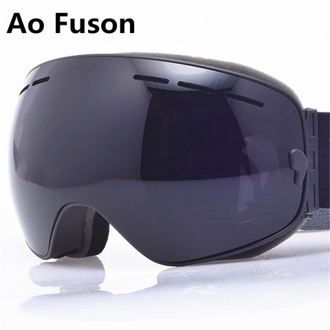 2022 Ski Snowboard Goggles. UV400 Big Spherical Mask Glasses Skiing Men Women Big Vision Profession Snow Ski Eyewear Sci ► Photo 1/6