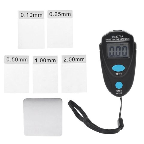 EM2271A EM2271 Mini LCD Digital Automobile Thickness Gauge Car Paint Tester Display Thickness Coating Meter Testing Instrument ► Photo 1/6