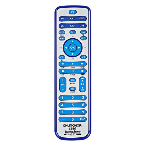 Copy Combinational Universal Learning Remote Control For TV/SAT/DVD/CBL/DVB-T/AUX 3D SMART Chunghop L660 ► Photo 1/5