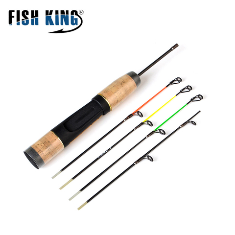 FISH KING Winter Ice Fishing Feeder Rods C.W H/ML/M/L 43cm 58g Spinning Hard Rod Carp Fly Fishing Tackle ► Photo 1/6