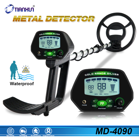 High Accuracy Professional MD-4090 Underground Metal Detector LCD Metal Detector With Memory Function Backlight Adjustable ► Photo 1/6