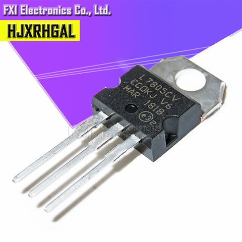 10PCS L7805CV TO220 L7805 TO-220 7805 LM7805 MC7805 stabilivolt voltage-regulator tube New original ► Photo 1/2