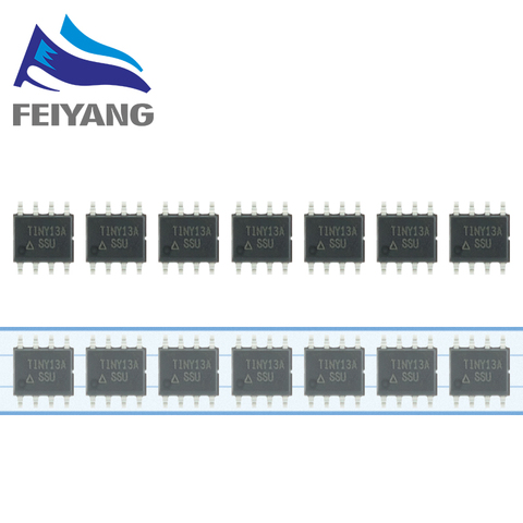 10PCS/LOT 2022 NEW MODEL ATTINY13 ATTINY13A TINY13A MCU AVR 1K FLASH 20MHZ 8SOIC IC (ATTINY13A-SSU) ► Photo 1/3