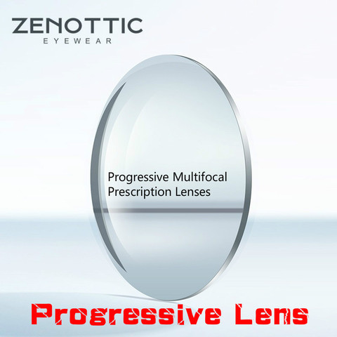 ZENOTTIC CR-39 Progressive Multifocal Prescription Lenses Anti Resistance/reading Anti-scratch Myopia Hyperopia Presbyopia Lens ► Photo 1/6