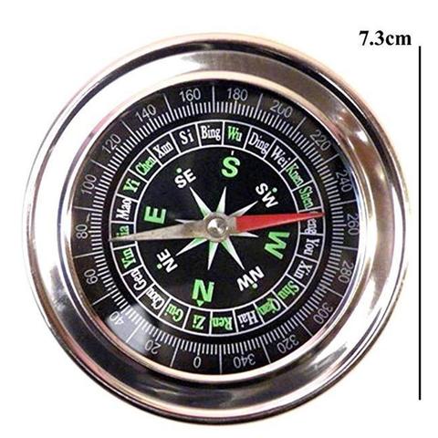 None Size Stainless Steel Directional Magnetic Compass Outdoor Camping ► Photo 1/5