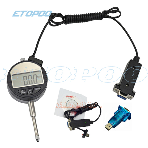 0.001mm 12.7 25.4mm digital indicator RS232 (9holes) data output digital caliper Electronic Micrometer Dial Indicator Gauge Met ► Photo 1/6