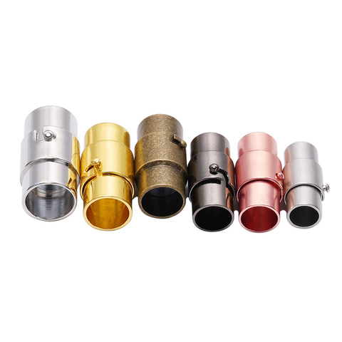 10pcs/lot Strong Magnetic Clasps 3 4 5 6 8 10 mm Leather Cord Bracelet Connectors For DIY Jewelry Making Accessories ► Photo 1/6