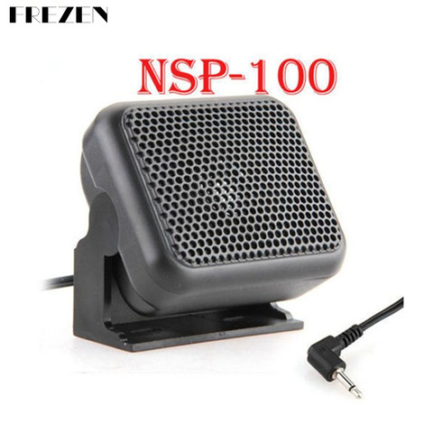 NSP-100 Mini External Speaker Mobile Radio Microphone for Kenwood Yaesu ICOM Ham Car Radios Loudspeaker ► Photo 1/4