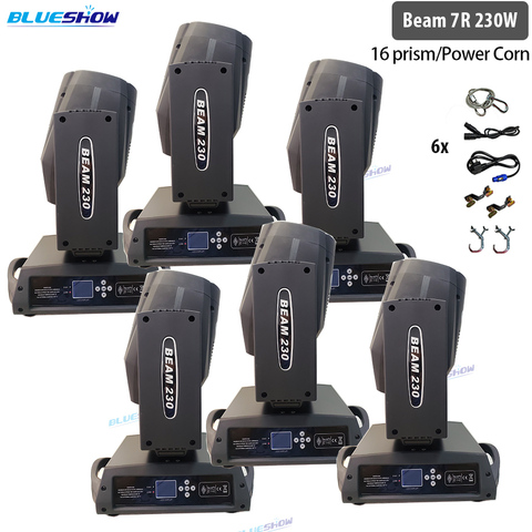 No tax 6x beam 230w 7r sharpy beam 7r 230w moving head light beam 230w 7r moving head beam wash light lyre beam Sharpy 230w ► Photo 1/6