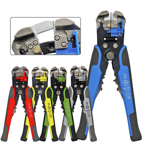 HS-D1/D2 Self-Adjusting insulation pliers Wire Stripper 0.2-6mm2 Cable Stripping Crimping Cutter Wire Stripper Tool ► Photo 1/6