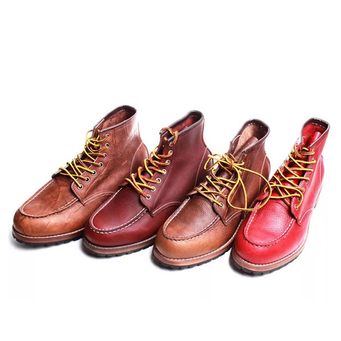 Men Leather Boots Vintage Style Ankle Boots Men Lace Up Motorcycle Boot Fashion Casual Shoes Men Botas Hombre Boat shoes Loafers ► Photo 1/6