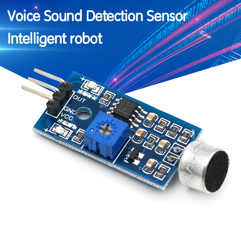 3pin Voice Sound Detection Sensor Module DIY Intelligent Smart Vehicle Robot Helicopter Airplane Aeroplane Boart Car ► Photo 1/6