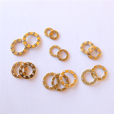 10pcs/lot Mini Plane Axial Ball Bearing Ceramic Ball Steel Ball Thrust Bearing Copper Bearing Folding Knife Accessories ► Photo 1/5