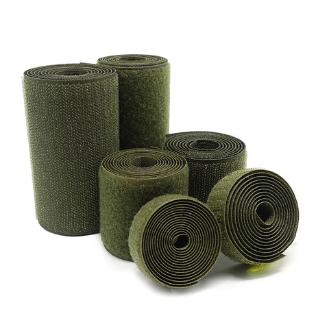 2m*3cm Olive Green  Nylon Velcros Fastener Tape No Adhesive Sewing Magic Loop Hook Sticker Strip Clothing Stick Tape Velcroing ► Photo 1/6