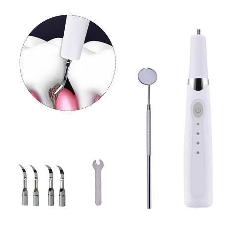 Electric Tooth Calculus Remover High Frequency Ultrasonic Vibration Tooth Stains Tartar Teeth Dental Cleaning Oral Hygiene Tool ► Photo 1/6