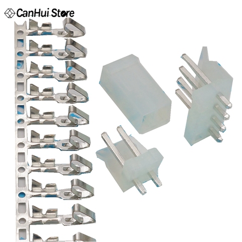 10 sets 2139 CH3.96 2/3/4/5/6/7/8/9/10/11/12 pin connector 3.96 MM PITCH straight pin header + Housing + terminal ch3.96-2p/3p/4 ► Photo 1/1