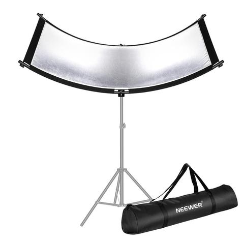 Neewer Clamshell Light Reflector/Diffuser for Studio and Photography Situation with Carry Bag, 66×24 Inch Arclight Curved Light ► Photo 1/6