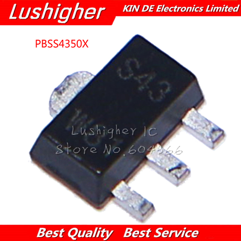 10pcs PBSS4350X SOT89 S43 SOT-89 PBSS4350 ► Photo 1/2