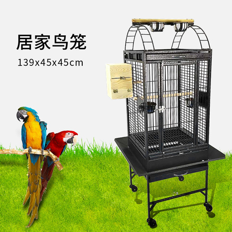Popular High Quality Large Parrot Macaw Canary Finch Breeding Bird Metal Cage Black Vein Color B62X ► Photo 1/5