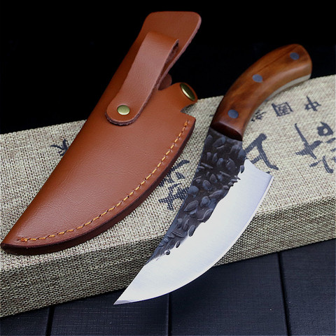 5 inch classic heritage forge bone eviscator chef knife blade benefit slicing knife multi-functional outdoor knife to kill fish ► Photo 1/6