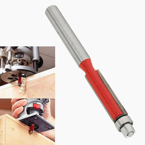 1Pc Durable New Flush Trim Router Bit 1/4'' Shank Carpentry Flush Trim Bit Carving Woodworking Router Bit Hand Woodworking Tool ► Photo 1/6