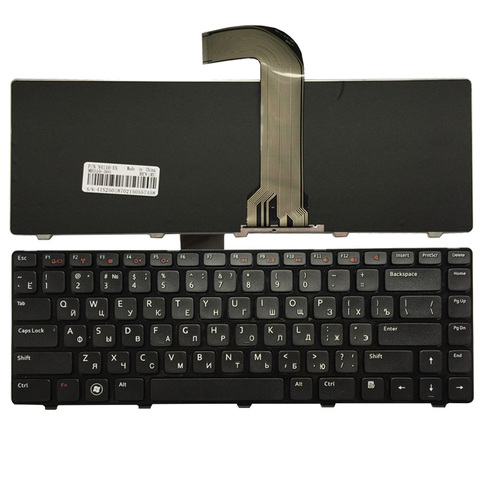 Russian laptop keyboard for DELL Inspiron 14R N4110 M4110 N4050 M4040 N5050 M5050 M5040 N5040 3330 X501LX502L P17S P18 N4120 RU ► Photo 1/6