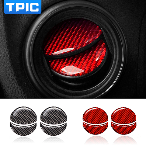 Carbon Fiber Auto Interior Side Air Outlet Dashboard Conditioning Vent Covers Car Stickers For Subaru BRZ Toyota 86 2013-2022 ► Photo 1/6