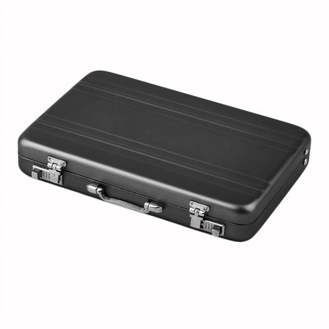 Mini Briefcase Business Card Case ID Holders Password Aluminium Credit Card Holder ► Photo 1/6