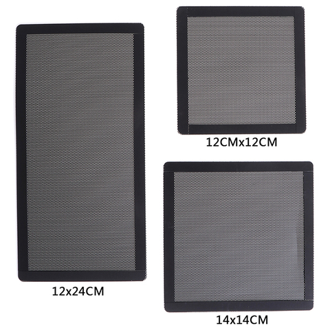 PC Case Cooling Fan Magnetic Dust Filter Mesh Net Cover Computer Guard For Computer/PC Case Cooling Fan 12x12CM,14x14CM,12x24CM ► Photo 1/6