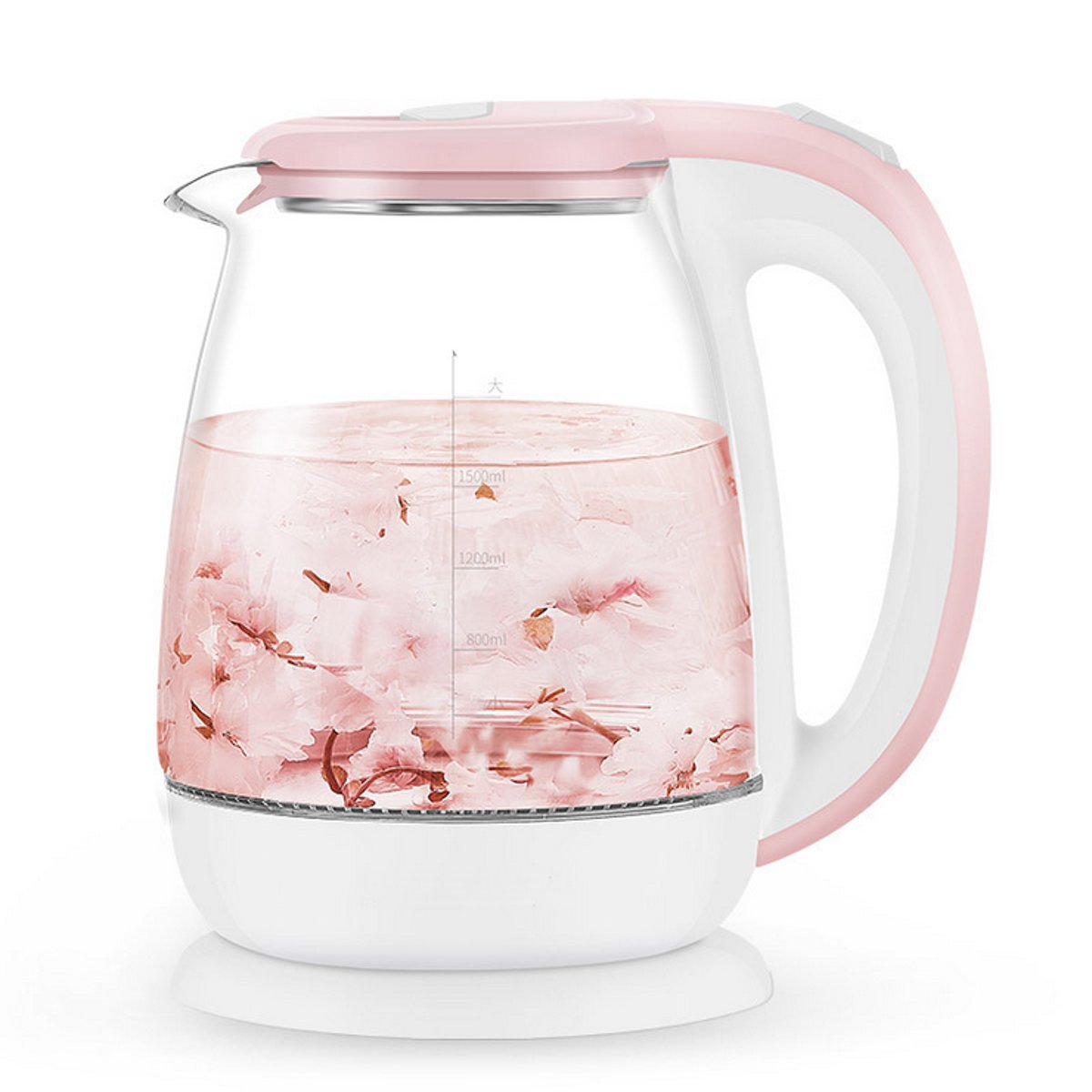Pink 1.8L Glass Automatic Electric Water Kettle 1500W Water Heater Hot  Boiling Tea Pot Kitchen Appliance Temperature Control - Price history u0026  Review | AliExpress Seller - Make It Happen Store | Alitools.io