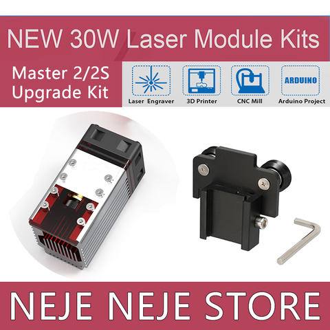 NEJE master 2 30W laser module cutting module upgrade kit fixed focal length sliding focus-visual protection ► Photo 1/6