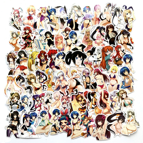 70PCS Sexy Graffiti Anime Stickers Adult Waterproof Decal Laptop Motorcycle Luggage Snowboard Fridge Phone Car Sticker F4 ► Photo 1/5