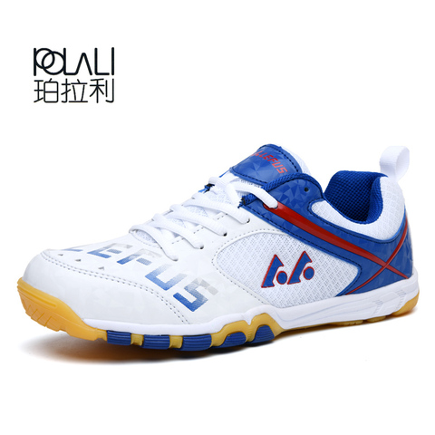 POLALI Table Tennis Shoes Breathable For Men Women Sports Shoes Antiskid Shock Absorption Indoor Sport Sneakers ► Photo 1/6