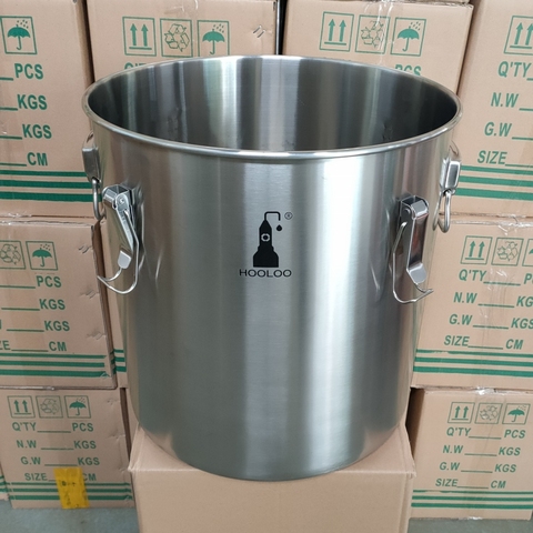 HOOLOO 50L Stainless Steel Bucket Fermentation Bucket Moonshine Distillation Buckets High Quality ► Photo 1/3