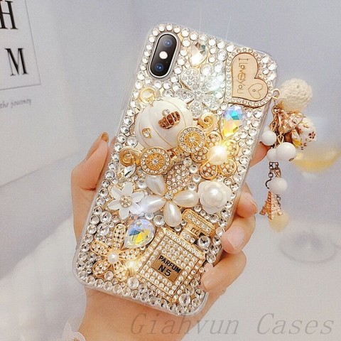 Bling Diamond Pumpkin Car Soft Phone Case For Oneplus 1 + 6 6T 7 7Pro T Pro 8 8T 8Pro 7T 7TPro back Cover case ► Photo 1/6