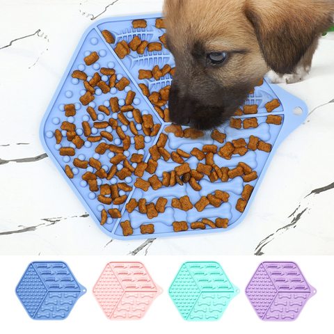 Dropship Lick Mat For Dogs Slow Feeder Bowl, Pet Lick Mat For