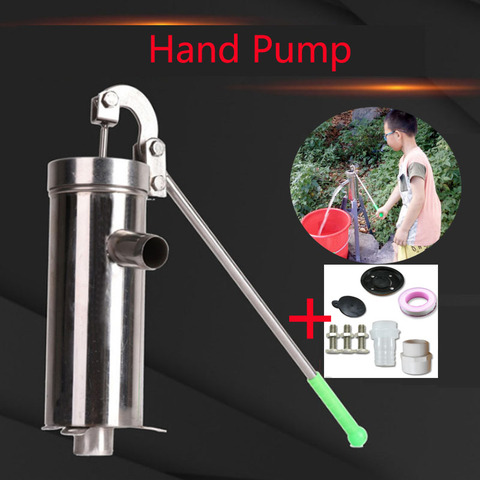 Lift 10M Stainless Steel 201 Home Manual Water Pump Durable Domestic Oil Pump Well Hand Shake Suction Pump Thickness 1.3mm Q-173 ► Photo 1/6